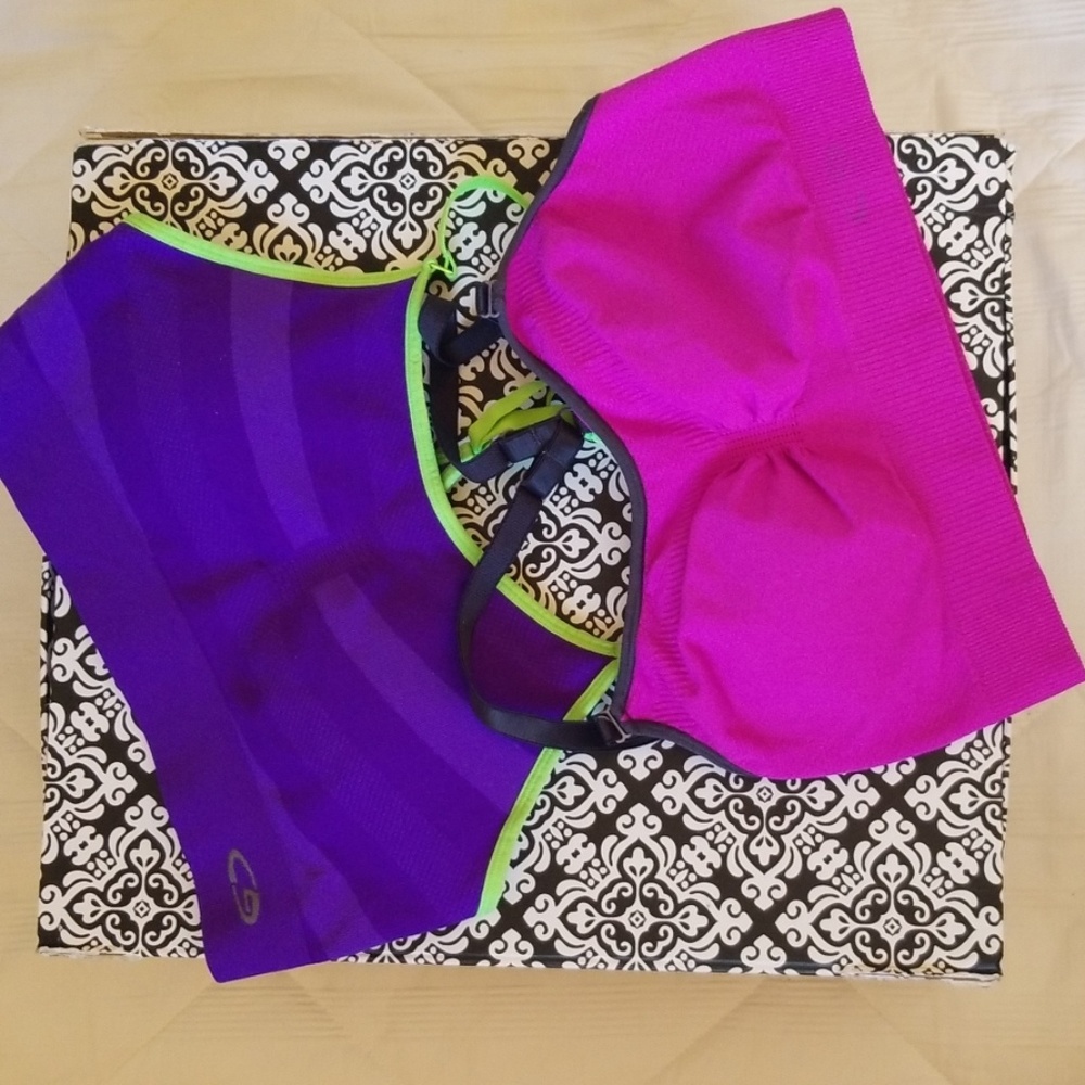 Champion - Set of 2 80’s Vibe Neon Sports Bras